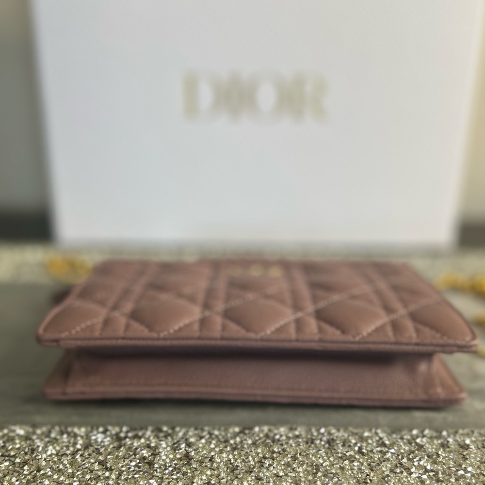 Christian Dior Caro Pouch/Cross Body/WOC Peony Pink - Picture 14 of 14